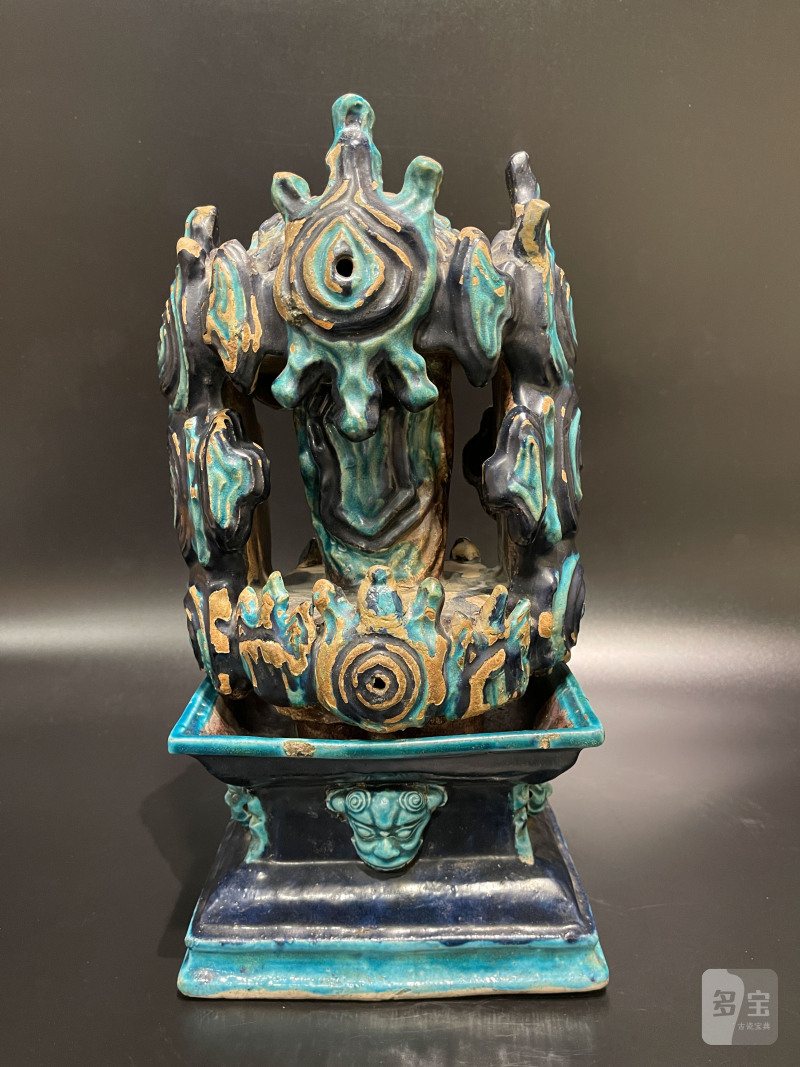 明 珐华仙人洞造像香薰 - 图4